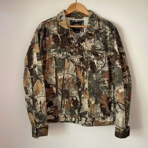 Like new denim BDG Urban Outfitters cami camouflage coat jacket